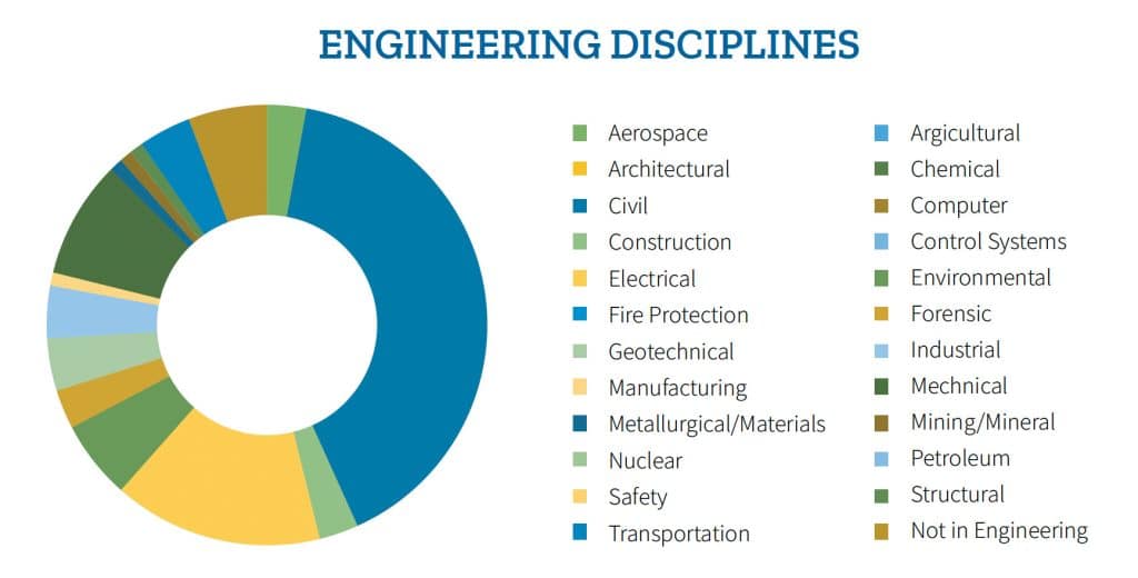 Engineering Disciplines of Attendeees
